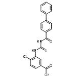 CAS#: 531520-40-8, 3-{[(4-Biphenylylcarbonyl)Carbamothioyl]Amino}-4-Chlorobenzoic Acid