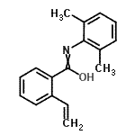 CAS 登录号：531548-94-4， N-(2,6-二甲基苯基)-2-乙烯基苯甲酰胺