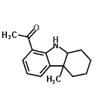 CAS#: 53155-57-0, 1-(4A-Methyl-2,3,4,4A,9,9A-Hexahydro-1H-Carbazol-8-Yl)Ethanone