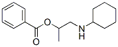 CAS 登录号：532-77-4， 1-(环己基氨基)丙-2-基苯甲酸酯盐酸盐