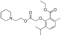 CAS#: 53206-77-2, (2-Ethoxycarbonyl-6-Isopropyl-3-Methylphenoxy)Acetic Acid 2-Piperidinoethyl Ester
