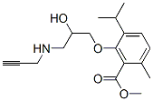 CAS#: 53206-81-8, 3-[2-Hydroxy-3-(2-Propynylamino)Propoxy]-p-Cymene-2-Carboxylic Acid Methyl Ester