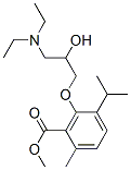 CAS#: 53206-83-0, 3-[2-Hydroxy-3-(Diethylamino)Propoxy]-p-Cymene-2-Carboxylic Acid Methyl Ester
