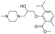 CAS#: 53206-85-2, 3-[2-Hydroxy-3-(4-Methyl-1-Piperazinyl)Propoxy]-p-Cymene-2-Carboxylic Acid Methyl Ester