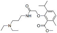 CAS#: 53206-92-1, 3-[3-(Diethylamino)Propylcarbamoylmethoxy]-p-Cymene-2-Carboxylic Acid Methyl Ester