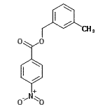 CAS#: 53218-08-9, 3-Methylbenzyl 4-Nitrobenzoate