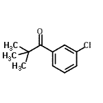 CAS 登录号：53226-55-4， 1-(3-氯苯基)-2,2-二甲基-1-丙酮