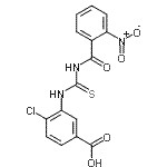 CAS#: 532418-17-0, 4-Chloro-3-{[(2-Nitrobenzoyl)Carbamothioyl]Amino}Benzoic Acid