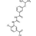 CAS 登录号：532420-88-5， 4-氯-3-{[(3-异丙氧基苯甲酰基)硫代氨基甲酰]氨基}苯甲酸