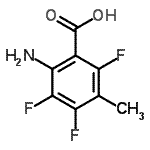 CAS#: 532426-49-6, 2-Amino-3,4,6-Trifluoro-5-Methylbenzoic Acid