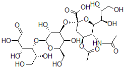 CAS 登录号：53248-77-4， 4-O-乙酰基-alpha-N-乙酰神经胺基-(2-3)-乳糖