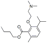 CAS 登录号：53251-84-6， 3-[2-(二甲基氨基)乙氧基]对伞花烃-2-羧酸丁酯
