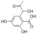 CAS 登录号：53279-31-5， 2,4-二羟基-6-(1-羟基-2-氧代丙基)苯甲酸