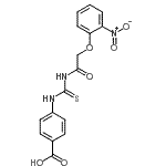 CAS#: 532940-59-3, 4-({[(2-Nitrophenoxy)Acetyl]Carbamothioyl}Amino)Benzoic Acid