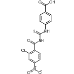 CAS#: 532950-00-8, 4-{[(2-Chloro-4-Nitrobenzoyl)Carbamothioyl]Amino}Benzoic Acid