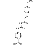CAS 登录号：532955-19-4， 4-({[(4-乙基苯氧基)乙酰基]硫代氨基甲酰}氨基)苯甲酸
