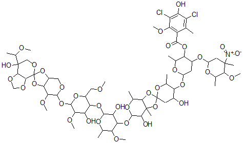 CAS 登录号：53296-30-3， 扁枝衣霉素 B