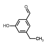 CAS#: 532966-64-6, 3-Ethyl-5-Hydroxybenzaldehyde