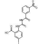 CAS#: 532980-93-1, 5-Iodo-2-{[(3-Nitrobenzoyl)Carbamothioyl]Amino}Benzoic Acid