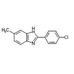CAS 登录号：53314-17-3， 2-(4-氯苯基)-6-甲基-1H-苯并咪唑
