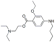 CAS 登录号：53352-75-3， 4-(丁基氨基)-2-乙氧基苯甲酸 2-(二乙基氨基)乙基酯