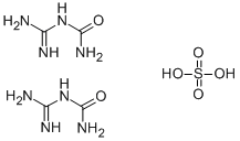 CAS 登录号：5338-16-9， 脒基脲硫酸盐
