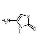 CAS 登录号：533887-49-9， 4-氨基-1,3-噻唑-2(3H)-酮