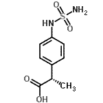 CAS#: 533931-86-1, (2S)-2-[4-(Sulfamoylamino)Phenyl]Propanoic Acid