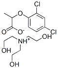 CAS 登录号：53404-48-1， 三(2-羟基乙基)铵 2-(2,4-二氯苯氧基)丙酸盐