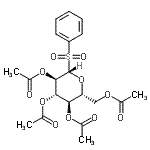CAS#: 53438-23-6, (1S)-2,3,4,6-Tetra-O-Acetyl-1,5-Anhydro-1-(Phenylsulfonyl)-D-Glucitol