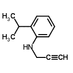 CAS 登录号：53443-80-4， 2-异丙基-N-(2-丙炔-1-基)苯胺