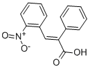 CAS 登录号：5345-40-4， 3-(2-硝基苯基)-2-苯基丙烯酸