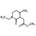 CAS#: 534603-24-2, Methyl (4-Ethyl-1-Methyl-3-Oxo-2-Piperazinyl)Acetate