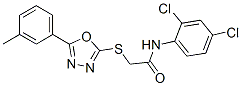 CAS#: 5349-83-7, N-(2,4-Dichlorophenyl)-2-[[5-(3-Methylphenyl)-1,3,4-Oxadiazol-2-Yl]Sulfanyl]Acetamide