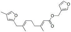 CAS#: 53492-34-5, (2E,6E)-3,7-Dimethyl-8-(4-Methyl-2-Furyl)-2,6-Octadienoic Acid 3-Furylmethyl Ester