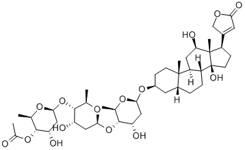 CAS#: 5355-48-6, beta-Acetyldigoxin