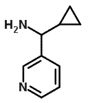 CAS#: 535925-69-0, 1-Cyclopropyl-1-(3-Pyridinyl)Methanamine