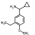 CAS#: 535926-44-4, 1-Cyclopropyl-1-(3-Ethyl-4-Methoxyphenyl)Methanamine