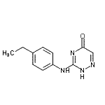 CAS#: 535981-34-1, 3-[(4-Ethylphenyl)Amino]-1,2,4-Triazin-5(2H)-One