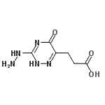 CAS#: 536728-03-7, 3-(3-Hydrazino-5-Oxo-2,5-Dihydro-1,2,4-Triazin-6-Yl)Propanoic Acid