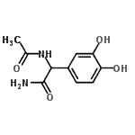 CAS#: 536754-73-1, 2-Acetamido-2-(3,4-Dihydroxyphenyl)Acetamide