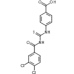 CAS#: 536981-75-6, 4-{[(3,4-Dichlorobenzoyl)Carbamothioyl]Amino}Benzoic Acid