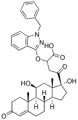 CAS#: 53716-43-1, 11beta,17-Dihydroxypregn-4-Ene-3,20-Dione 21-[(1-Benzyl-1H-Indazol-3-Yl)Oxy]Acetate