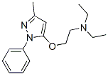 CAS 登录号：5372-13-4， 5-[2-(二乙基氨基)乙氧基]-3-甲基-1-苯基-1H-吡唑