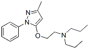CAS 登录号：5372-14-5， 5-[2-(二丙基氨基)乙氧基]-3-甲基-1-苯基-1H-吡唑