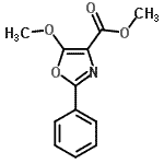 CAS 登录号：53872-19-8， 甲基5-甲氧基-2-苯基-1,3-恶唑-4-羧酸酯