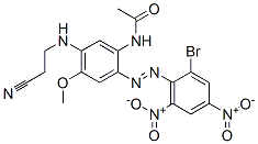 CAS#: 53950-33-7, N-[2-[(2-Bromo-4,6-Dinitrophenyl)Azo]-5-[(2-Cyanoethyl)Amino]-4-Methoxyphenyl]Acetamide