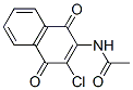 CAS 登录号：5397-78-4， N-(3-氯-1,4-二氢-1,4-二氧代-2-萘基)乙酰胺