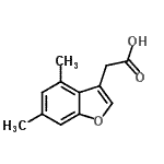CAS 登录号：539807-37-9， (4,6-二甲基-1-苯并呋喃-3-基)乙酸