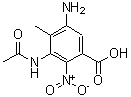 CAS 登录号：54002-35-6， 3-乙酰氨基-5-氨基-4-甲基-2-硝基苯甲酸